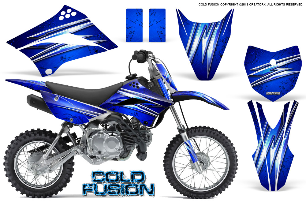 Kawasaki KLX 110L 10-11 Cold Fusion Blue